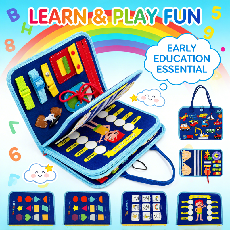 Kids Education App - Montessori Busy Board Sensory Toys Educational