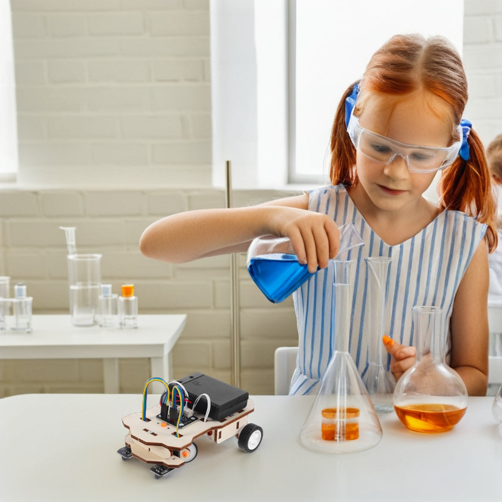 Kids Education Kit - 1Set Stem Car Building Kit for