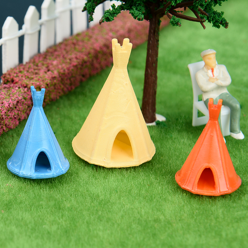Background For Kids Education - Mini Conical Tent Scene Model Material