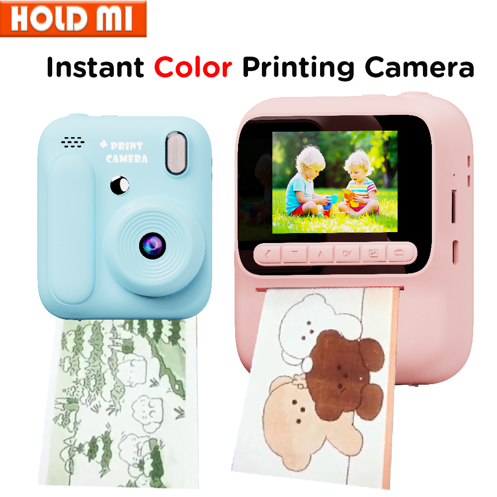 Kids Education App - Kids Instant Color Printing Camera 1080P