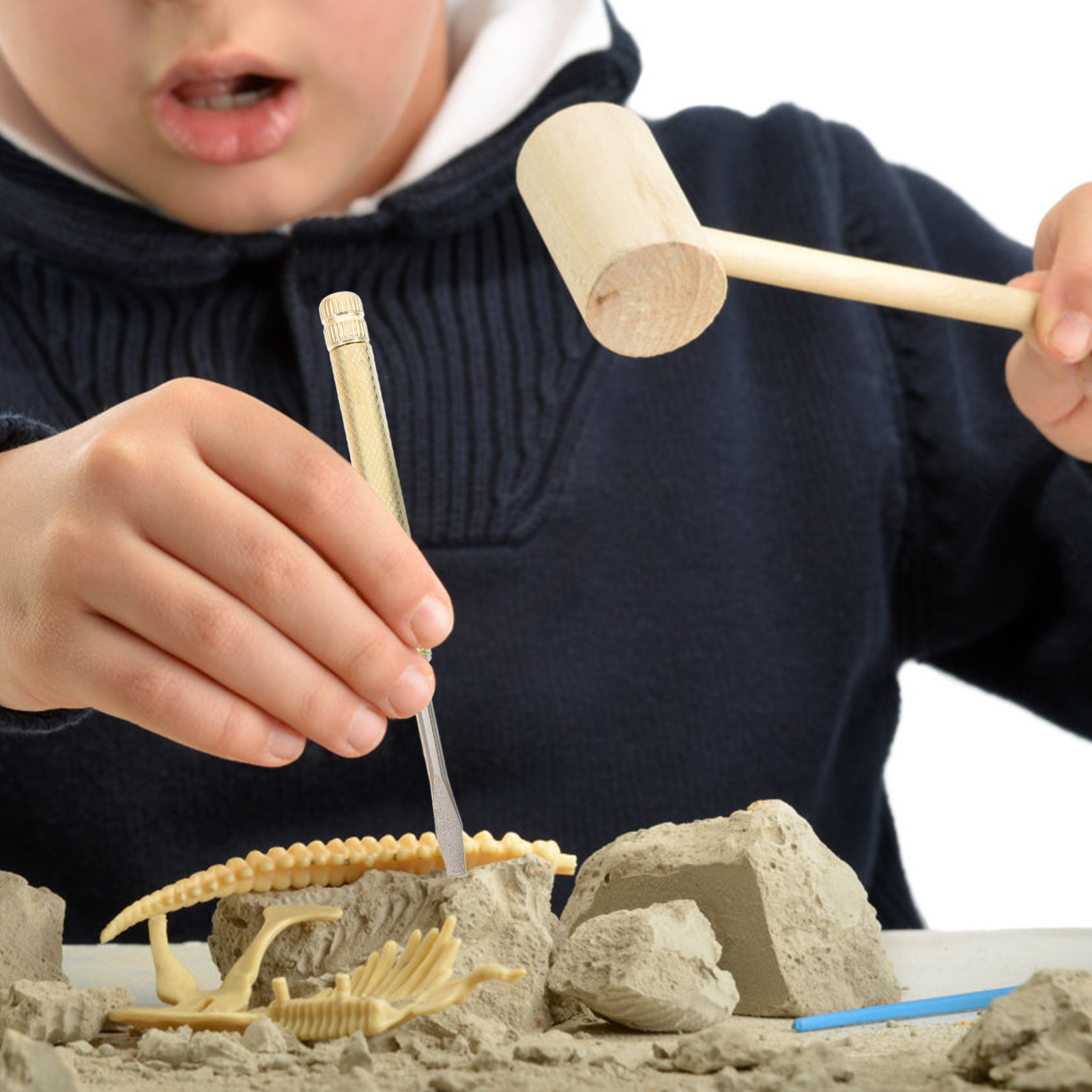 Kids Education Kit - 1Set Pretend Archaeological Excavation Dig Kit