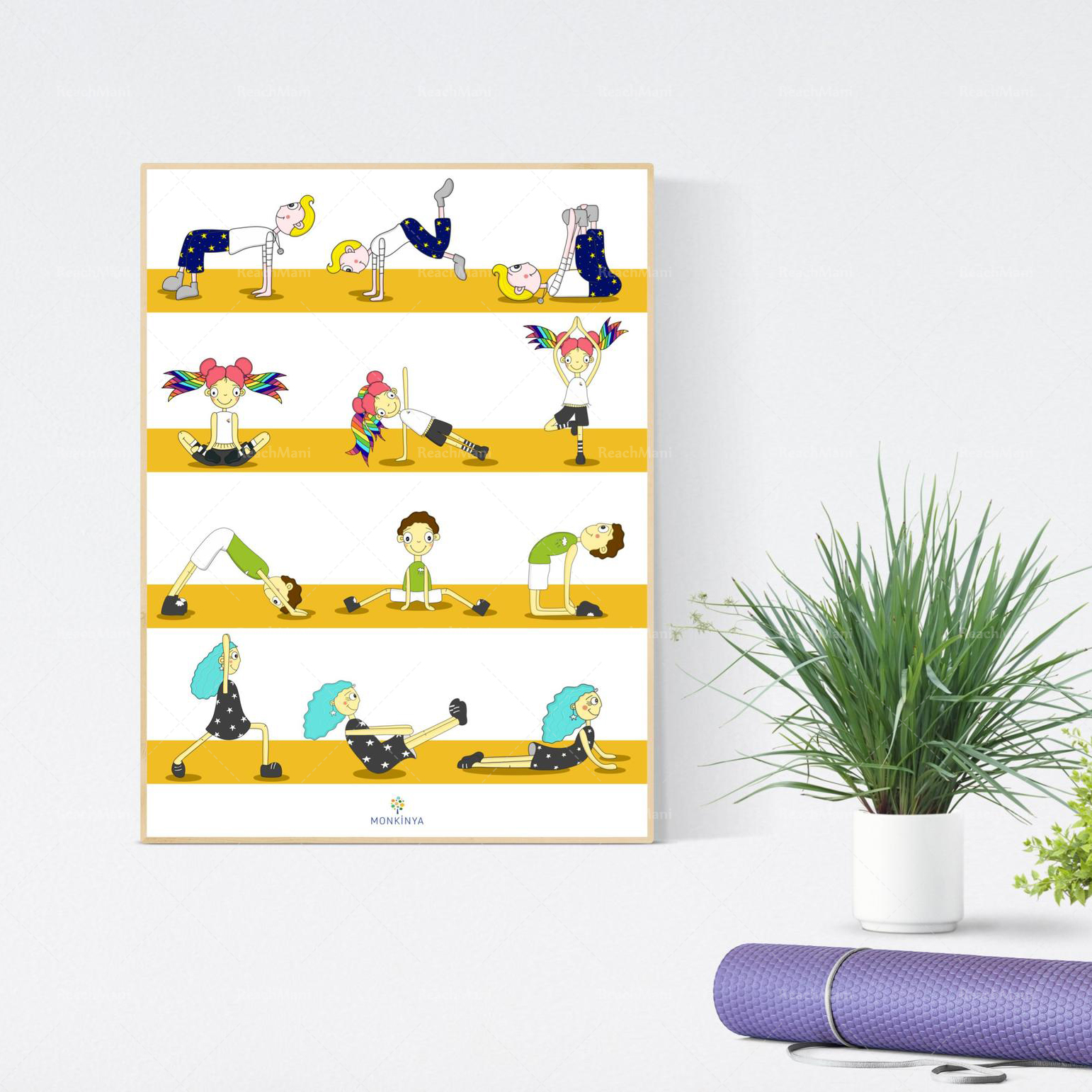 YOGA POSES Practical Life Kids - Kids Yoga Education ulasan dan harga