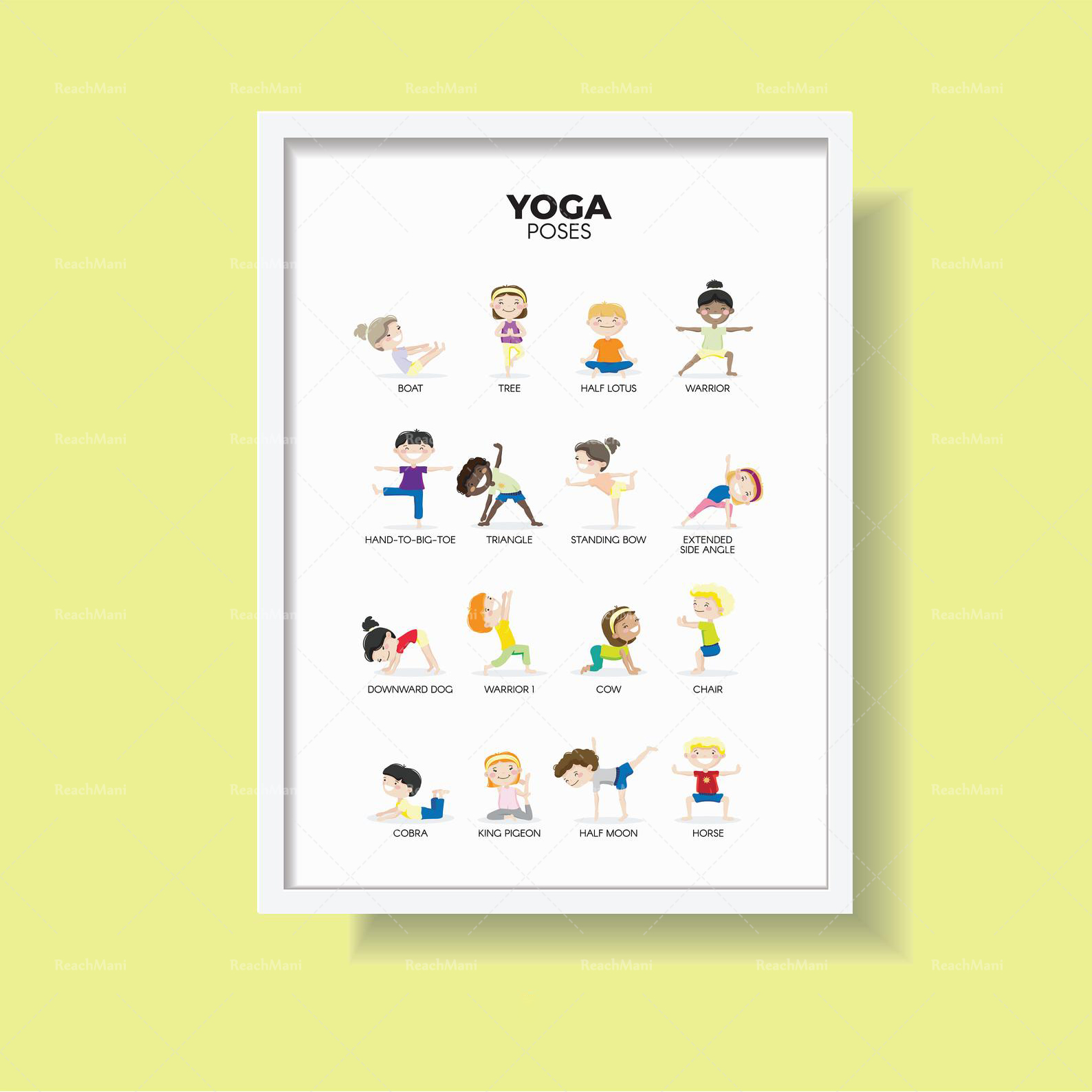 YOGA POSES Practical Life Kids - Kids Yoga Education ulasan dan harga