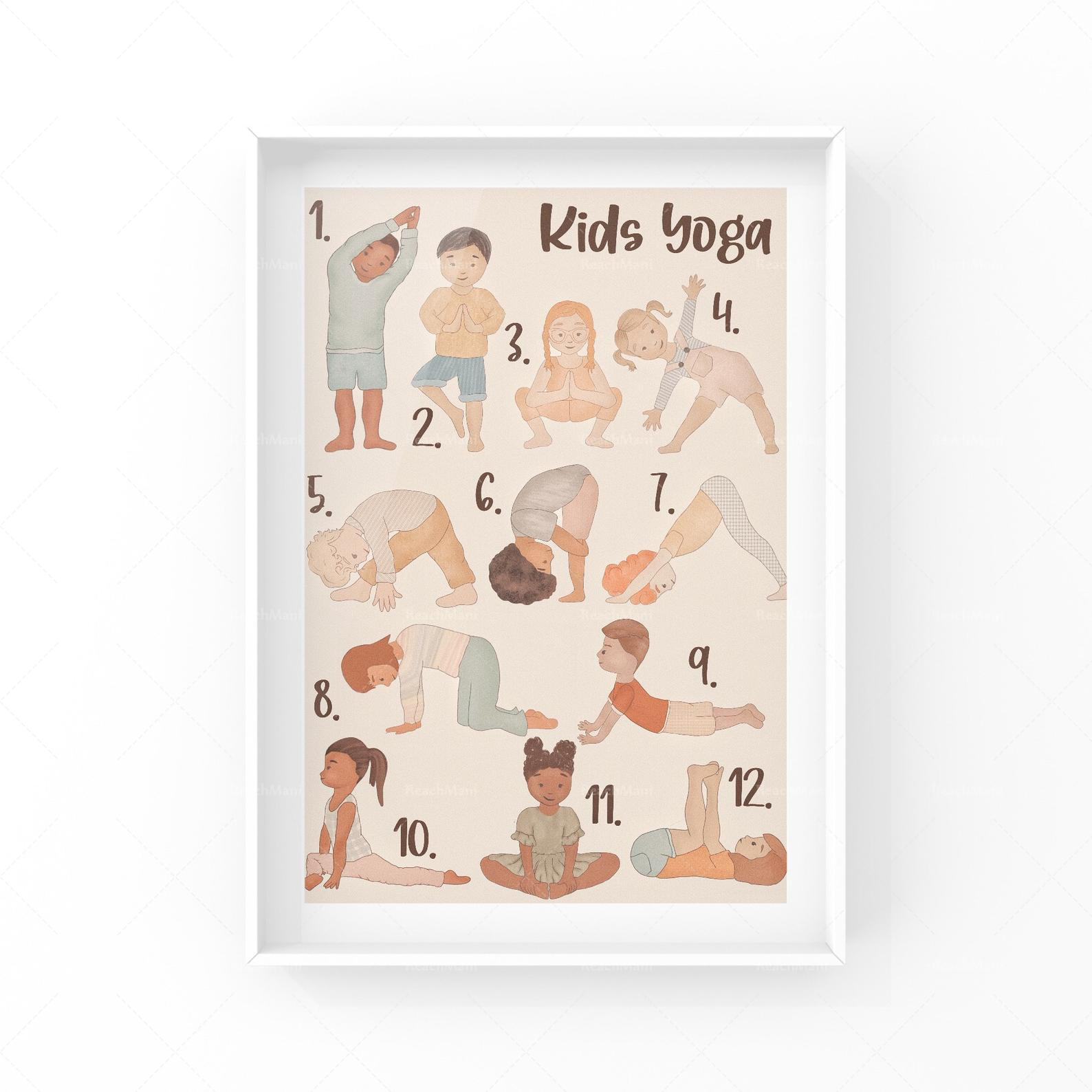 YOGA POSES Practical Life Kids - Kids Yoga Education ulasan dan harga