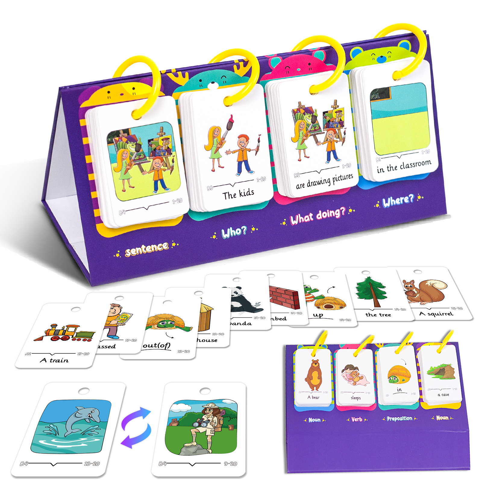 80Pcs Table Model Visual Word  - Kids Education Table ulasan dan harga