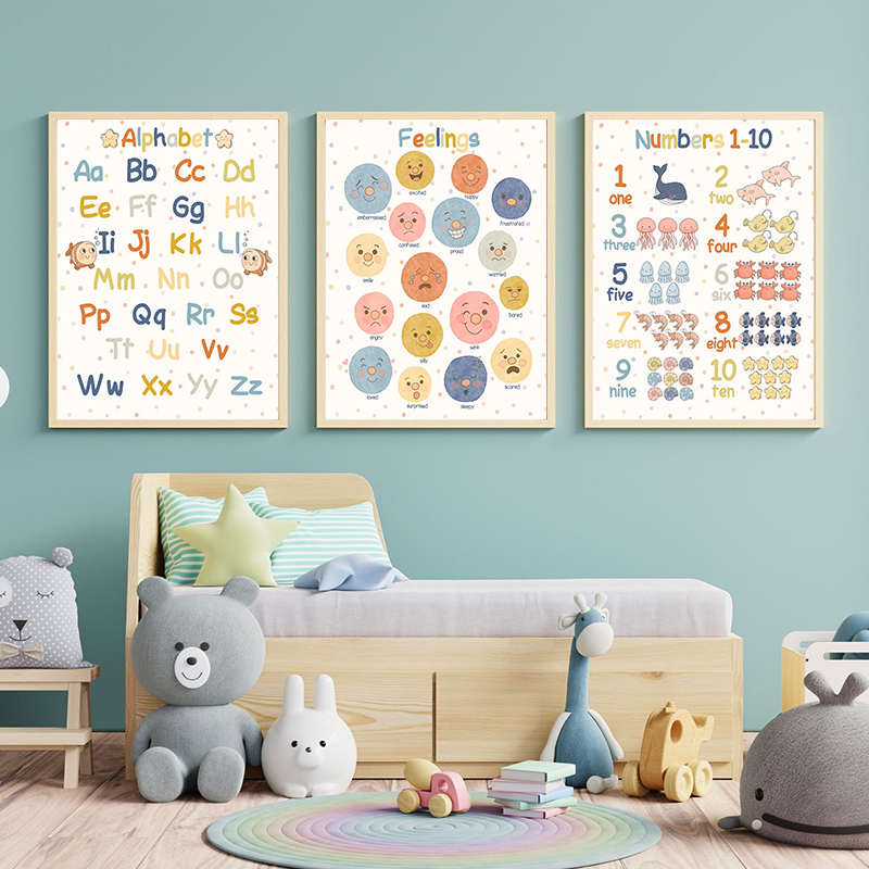 1pc frameless Montessori Educa - Kids Yoga Education ulasan dan harga