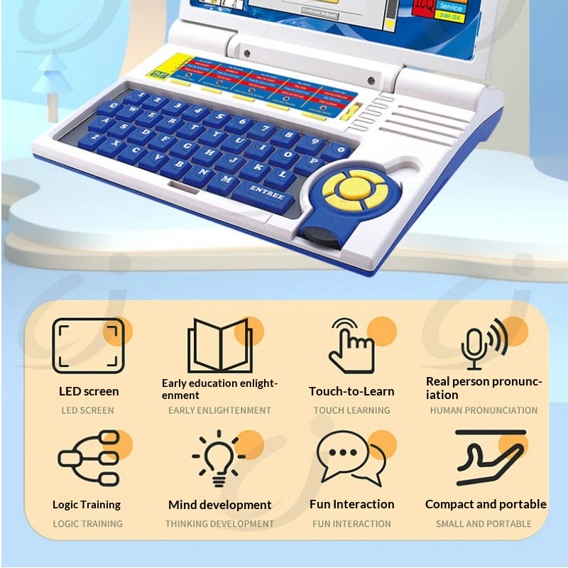 New Kids English Educational L - Kids Education Laptop ulasan dan harga