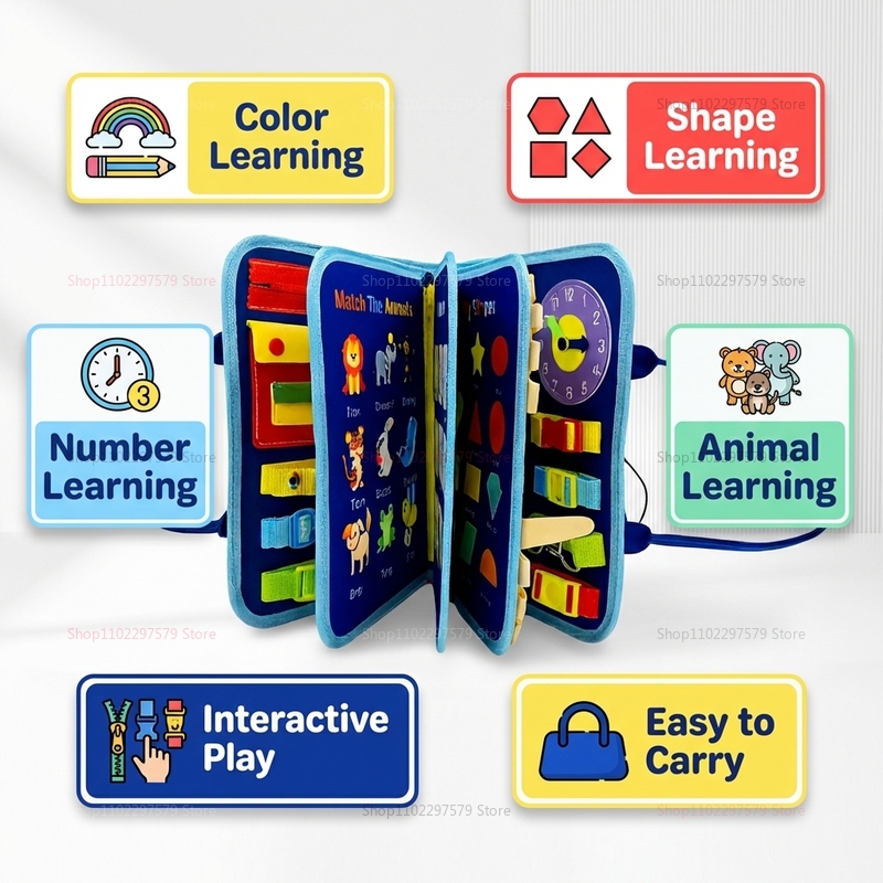 Montessori Busy Board Sensory  - Kids Education App ulasan dan harga