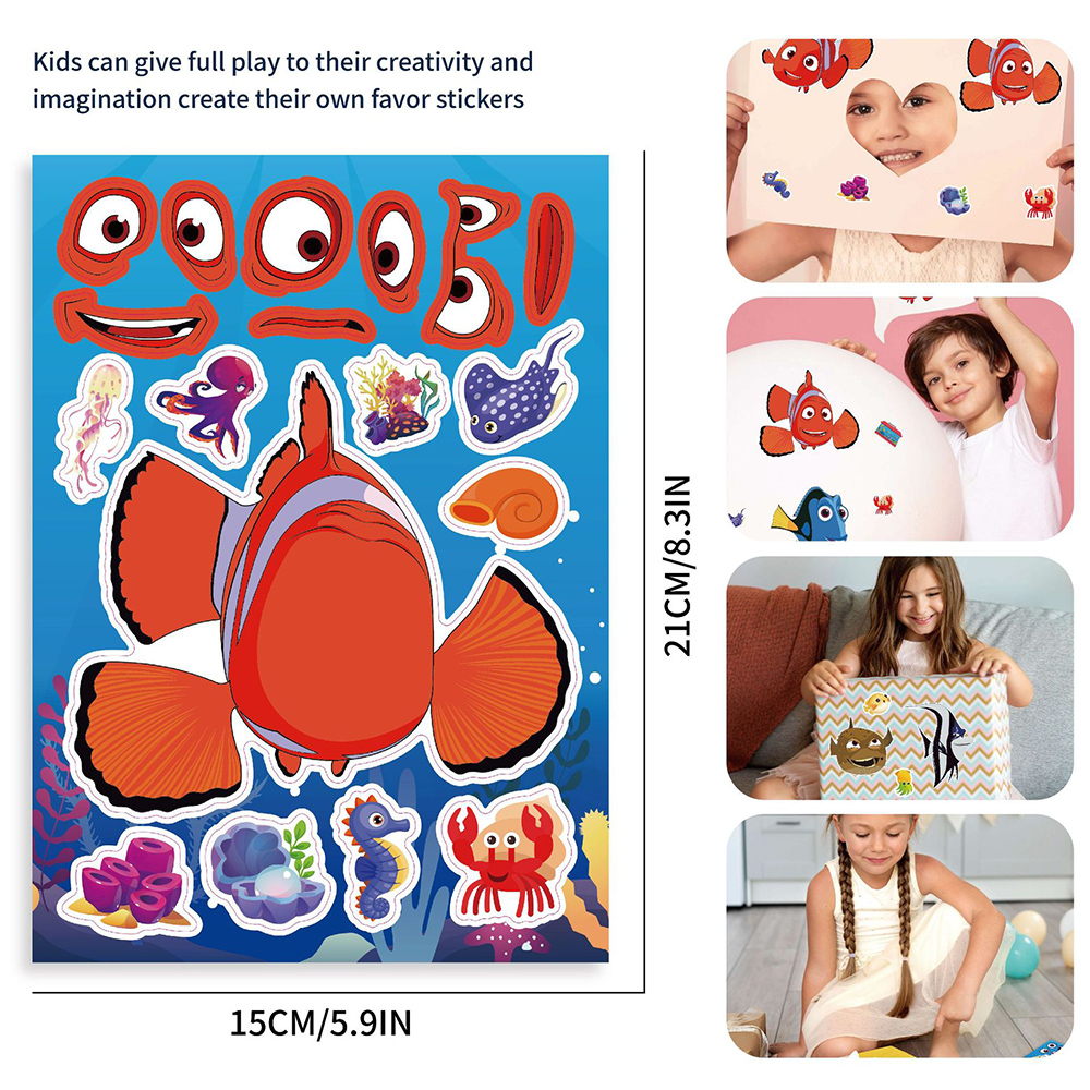 8/16Sheets Disney Finding Nemo - Kids Education Laptop ulasan dan harga