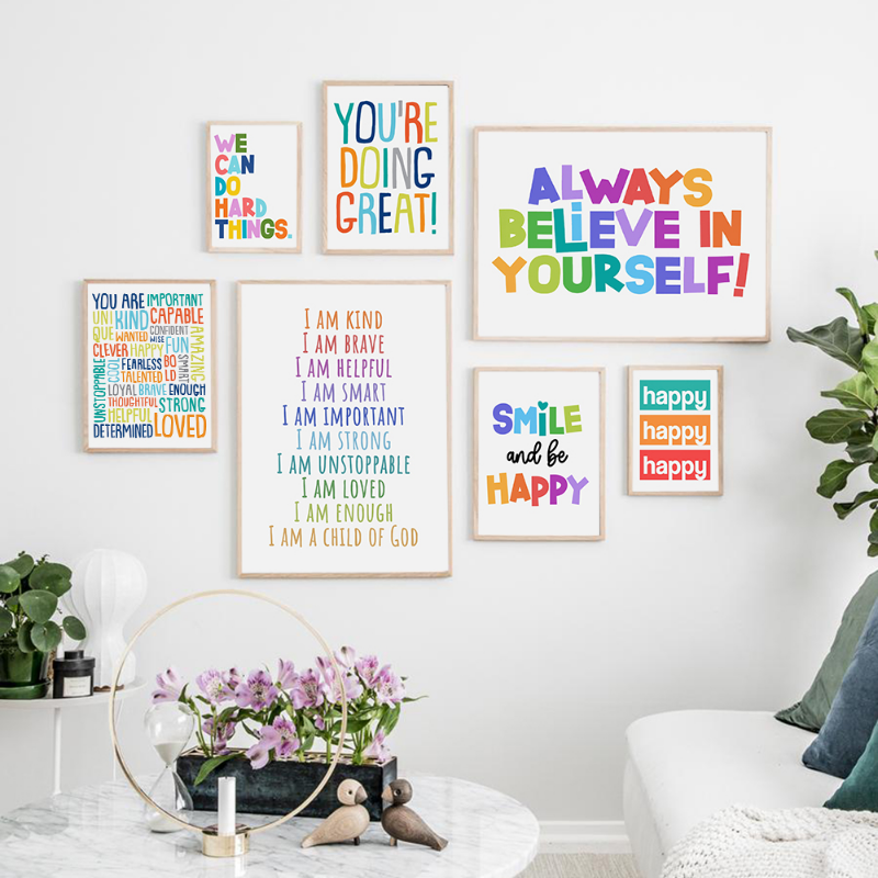 Frameless Positive Kid Classro - Kids Education Yes ulasan dan harga