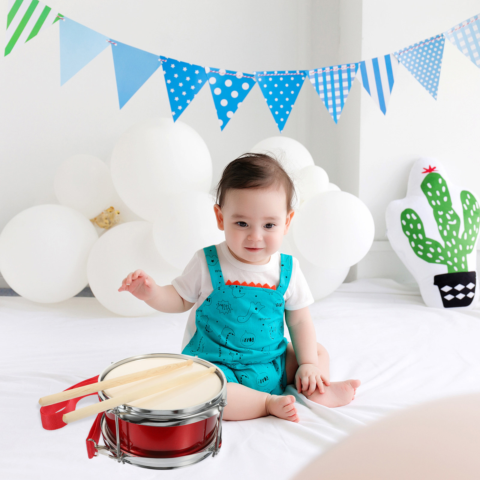1Set Kids Snare Drum Metal Per - Kids Education Kit ulasan dan harga
