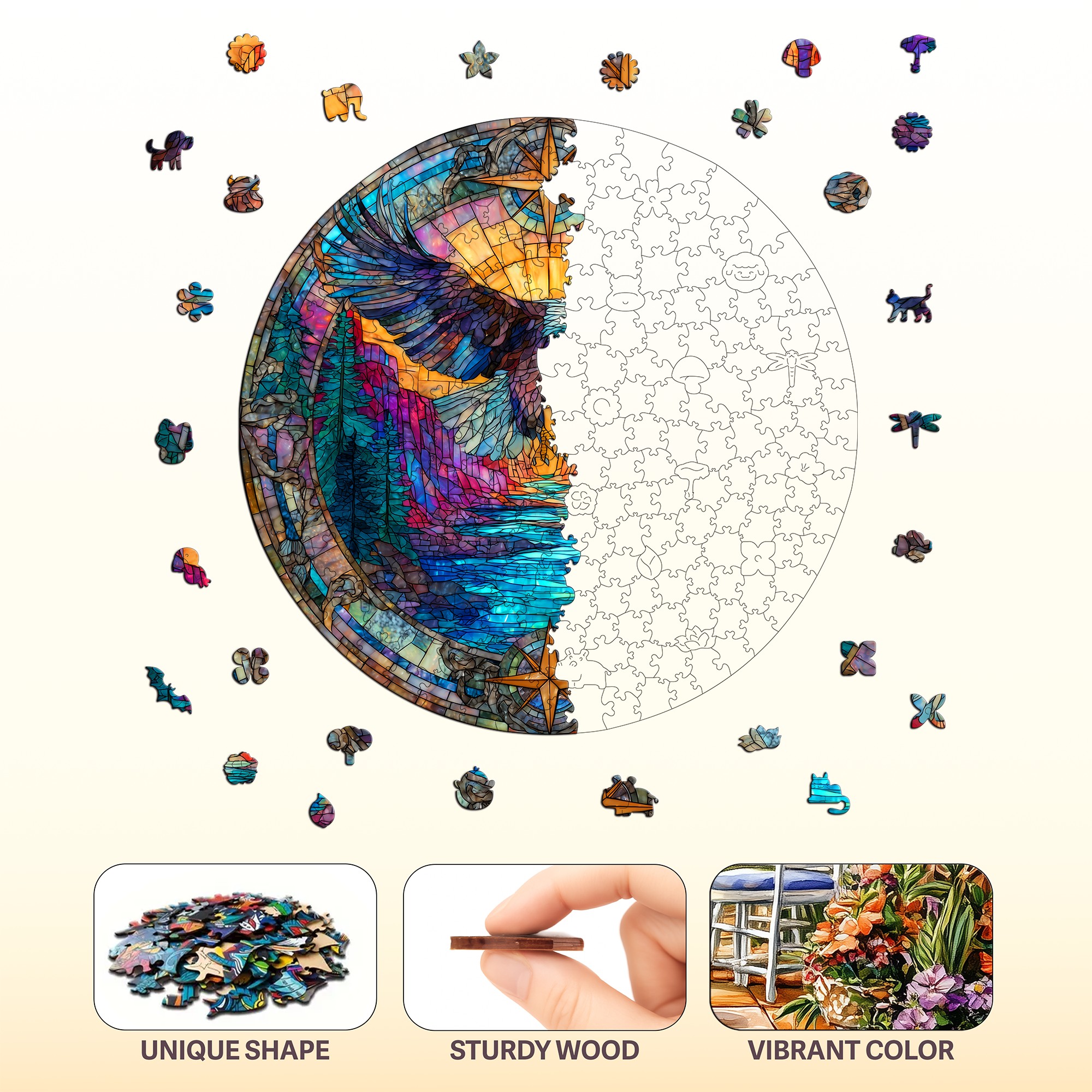 Miniature World Theme Wooden J - Puzzle Map World ulasan dan harga