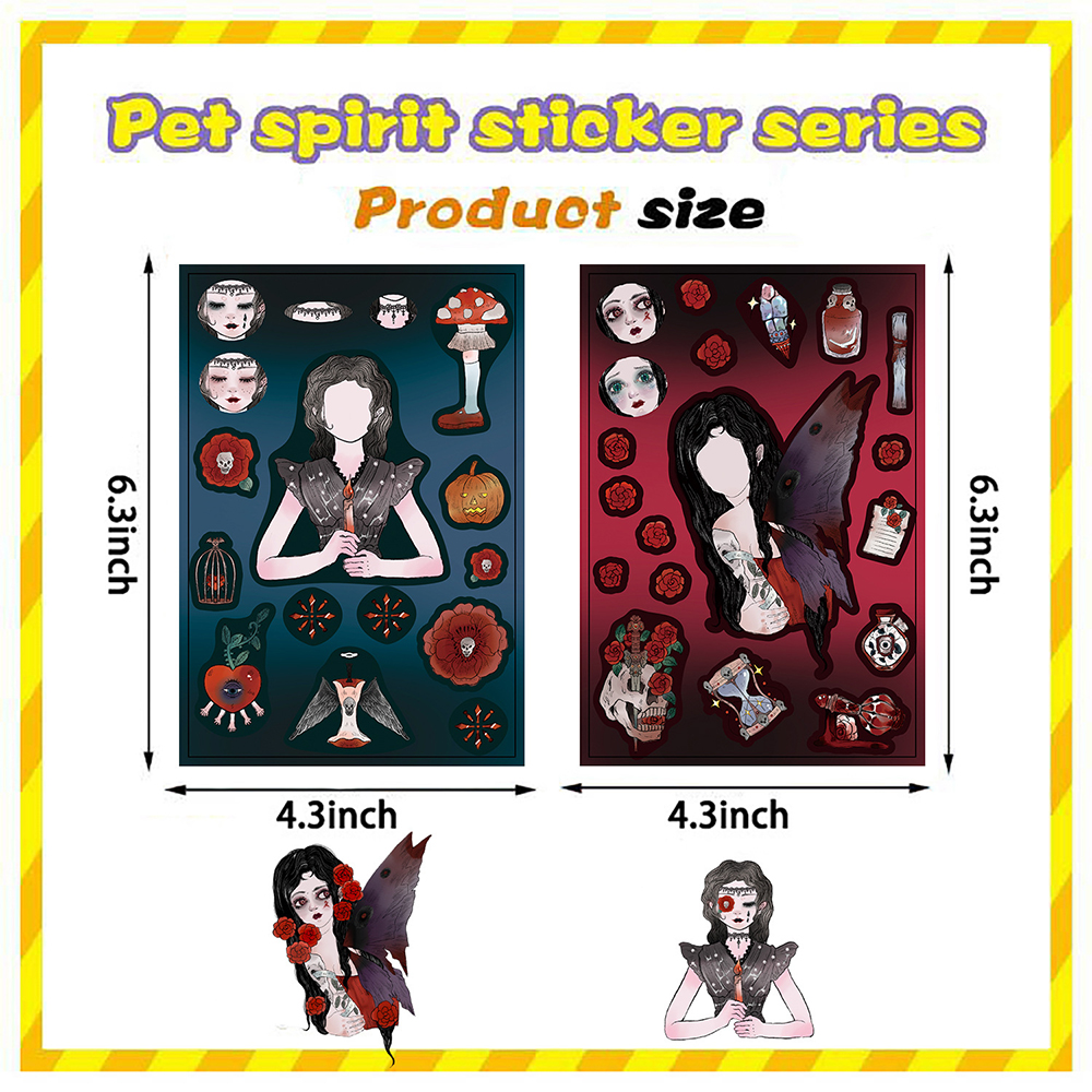 8/16Sheets Gothic Girl Puzzle  - Kids Education Laptop ulasan dan harga