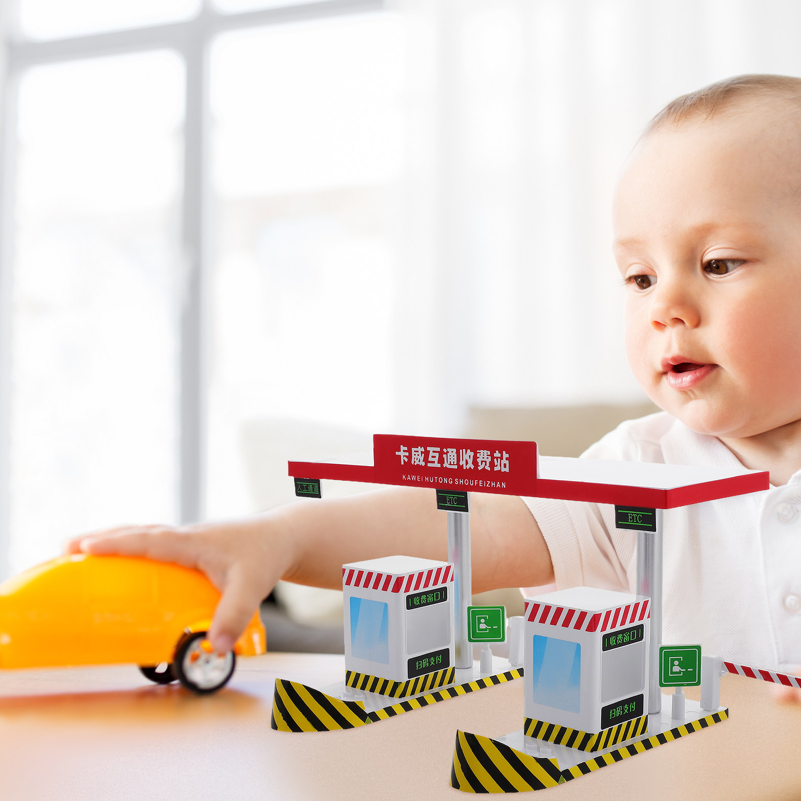 Plastic Toll Booth Playset Kid - Kids Education Learning ulasan dan harga