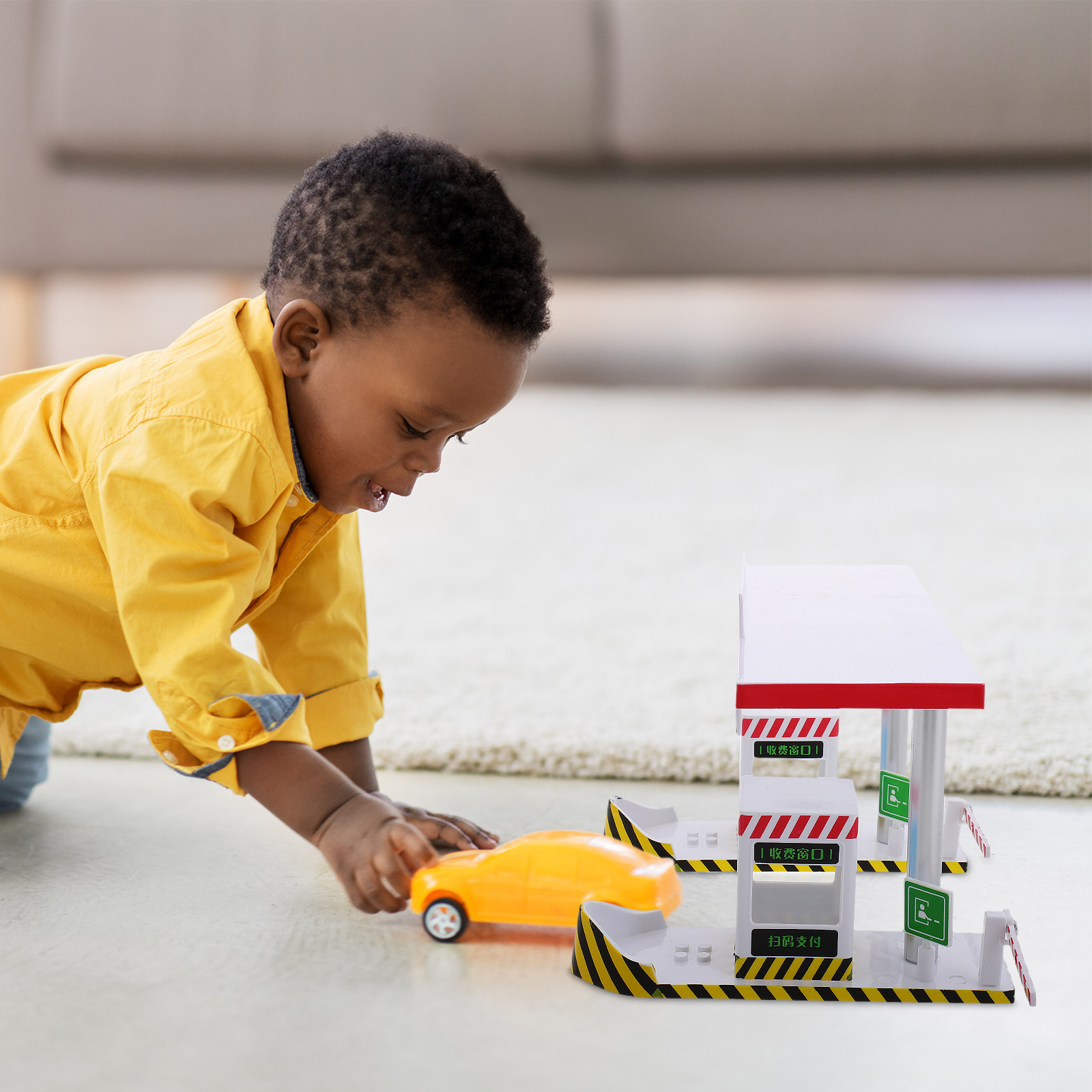 Plastic Toll Booth Playset Kid - Kids Education Learning ulasan dan harga