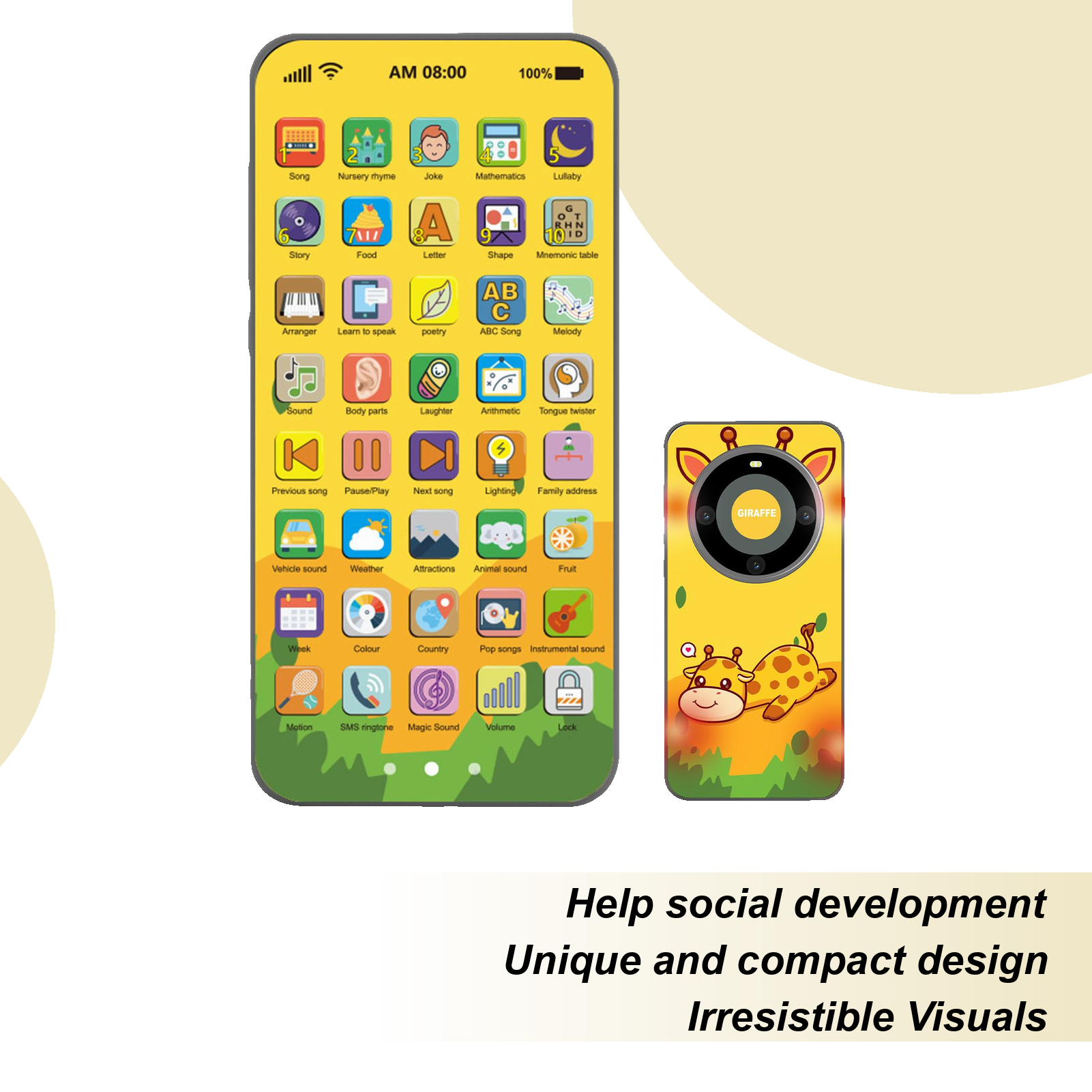 Kids Toy Smartphone Early Mobi - Kids Education Content ulasan dan harga