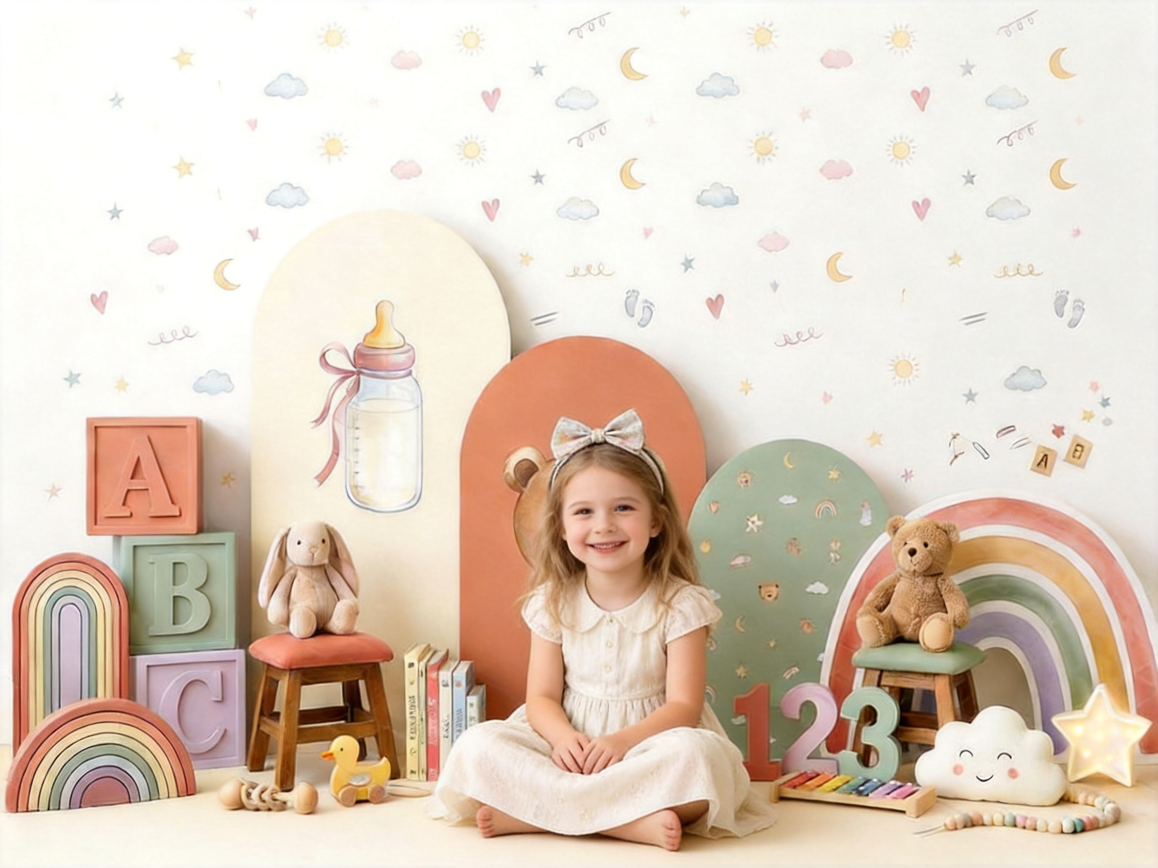 Cute Boho Classroom School Edu - Background For Kids Education ulasan dan harga