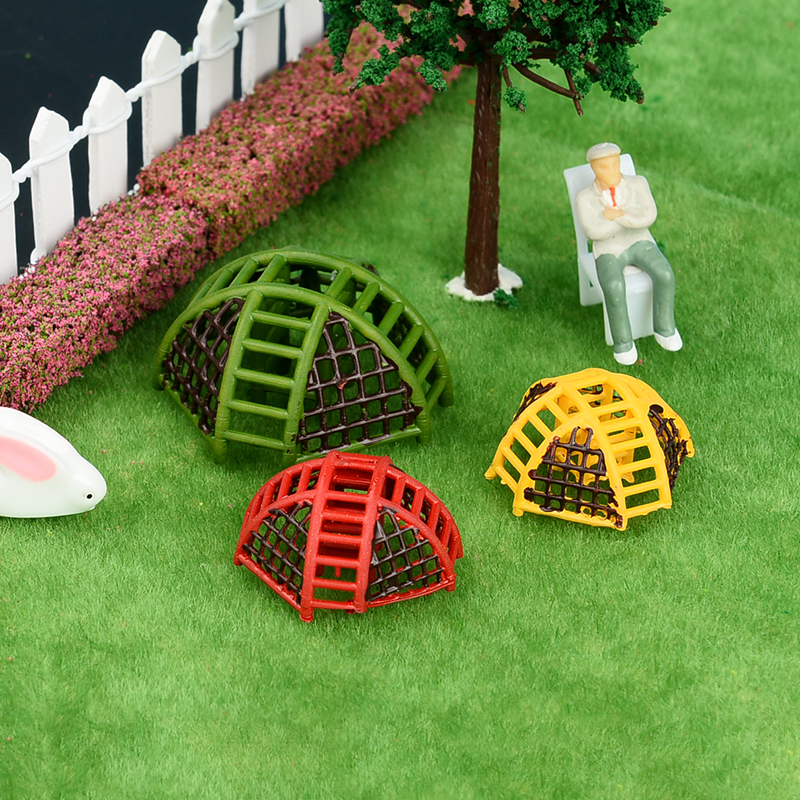 Mini Conical Tent Scene Model  - Background For Kids Education ulasan dan harga