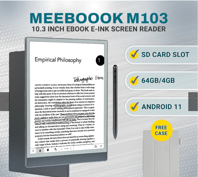 High Quality E-reader M103 Ink - Kids Educational Reader ulasan dan harga