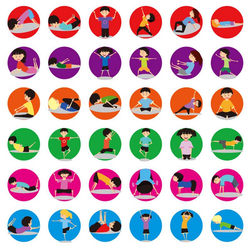 Exercise Dice For Workouts Fun - Kids Yoga Education ulasan dan harga