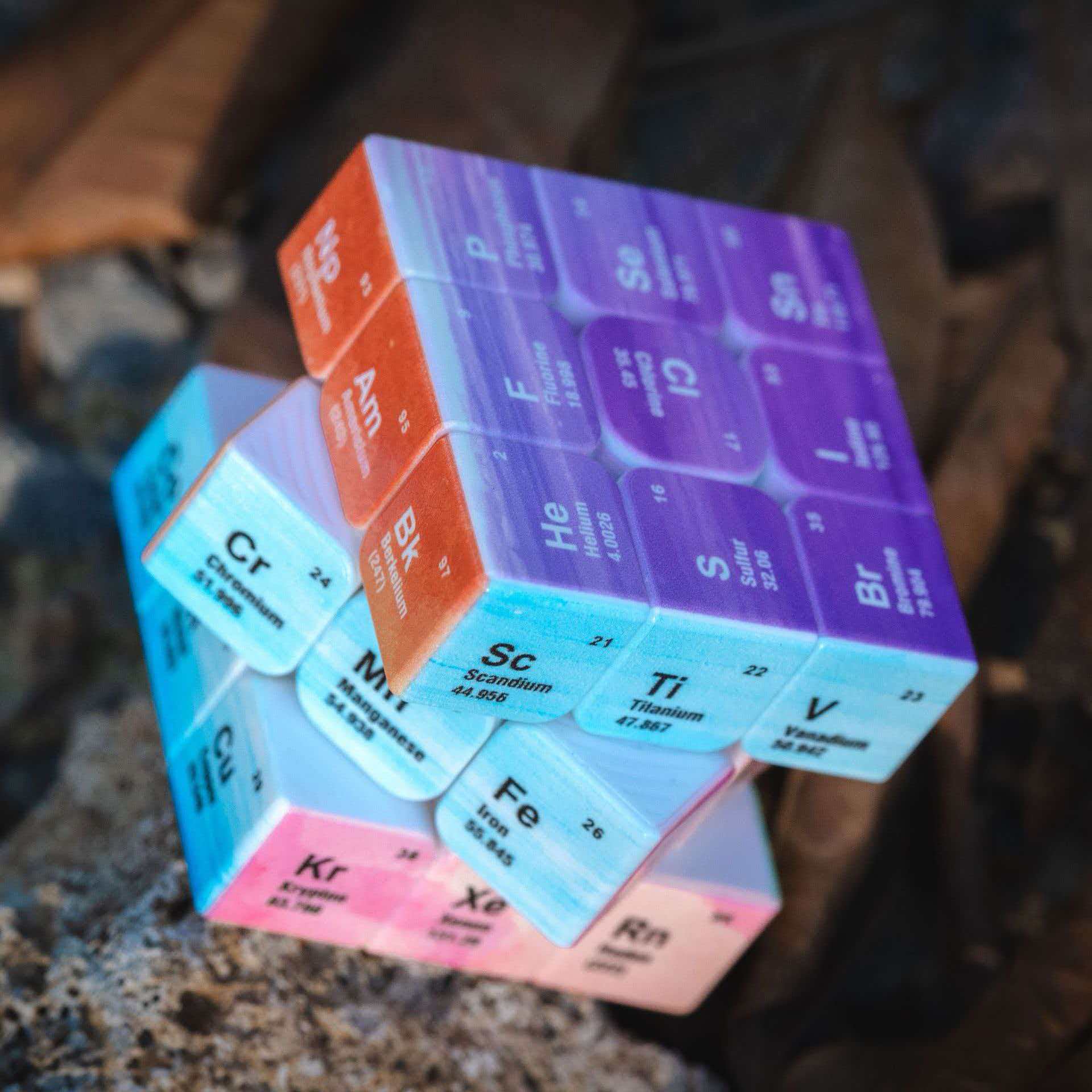 Periodic Table 3x3 Speed Cube  - Kids Education Table ulasan dan harga