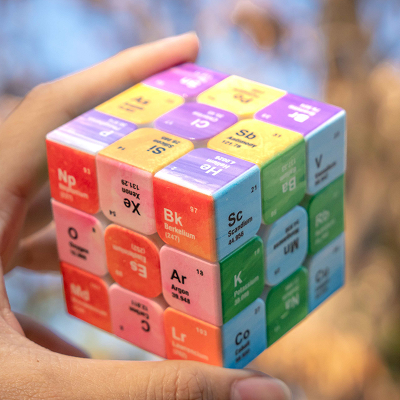 Periodic Table 3x3 Speed Cube  - Kids Education Table ulasan dan harga