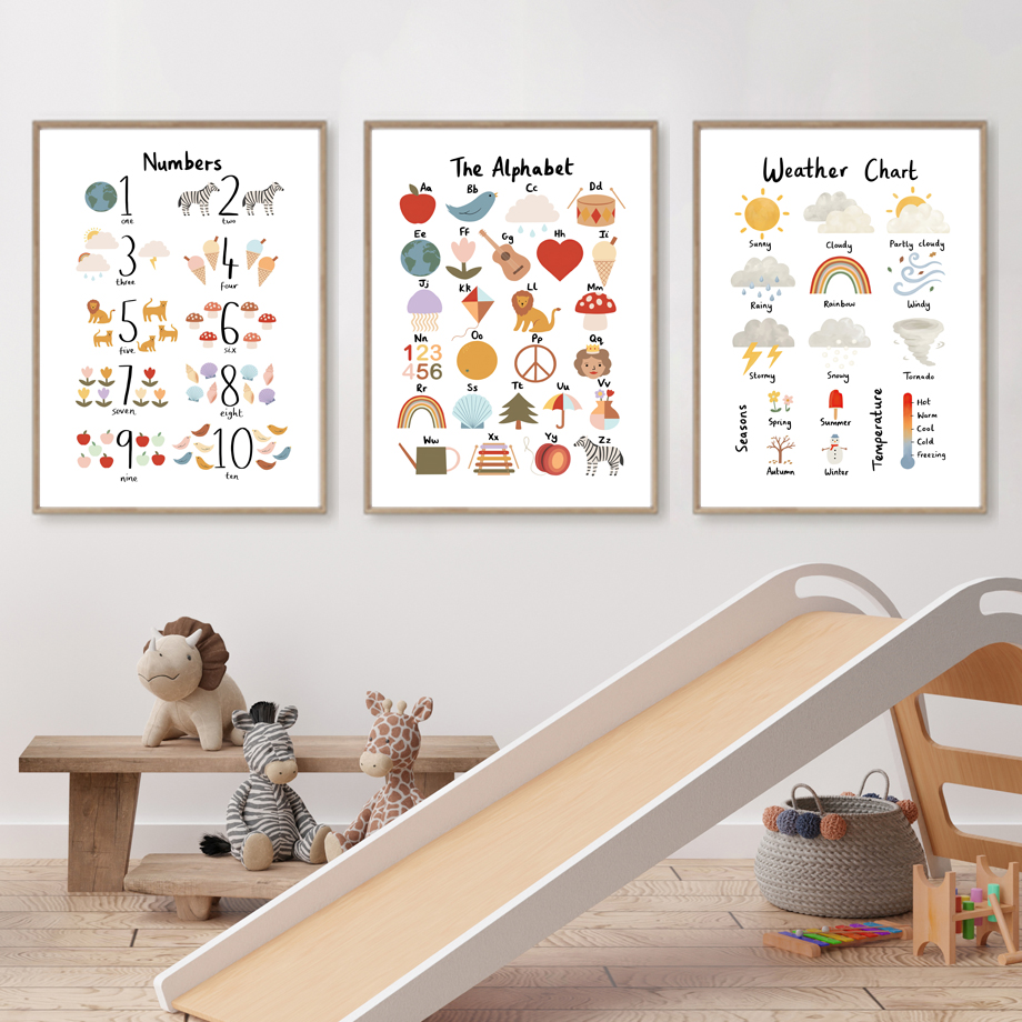 Seasons Shapes Colors Body Num - Kids Education Yes ulasan dan harga