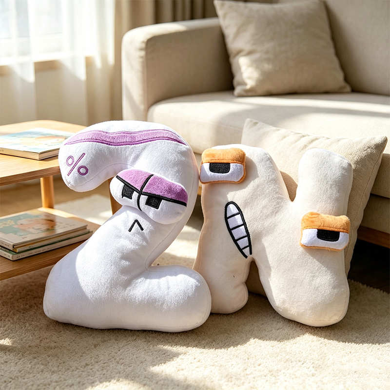 26 Pcs Alphabet & Number Plush - Kids Educational - Alphabet Numbers & More ulasan dan harga