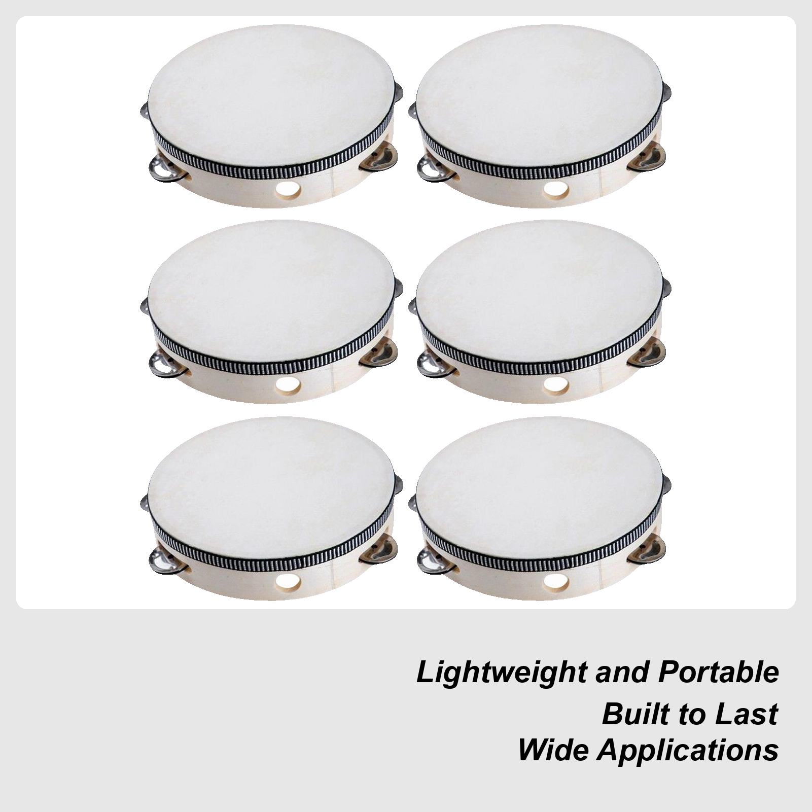 Kids Tambourine 6 Inch Hand He - Kids Yoga Education ulasan dan harga