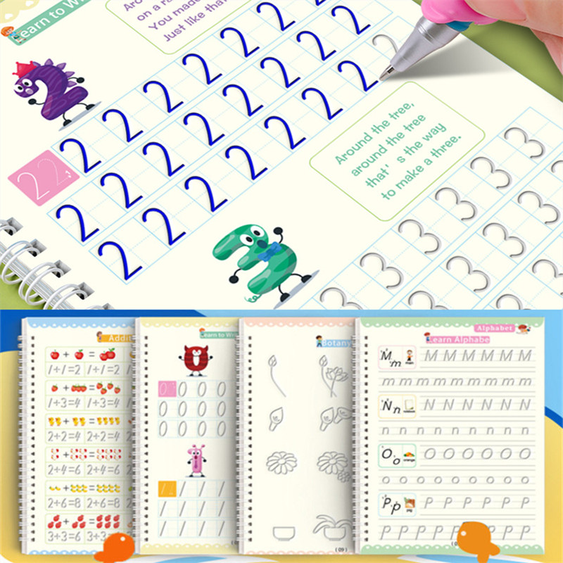 Reusable Magic Copybook Drawin - Kids Education Laptop ulasan dan harga