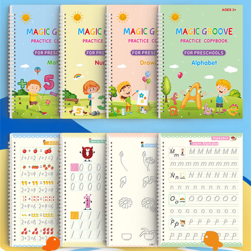 Reusable Magic Copybook Drawin - Kids Education Laptop ulasan dan harga