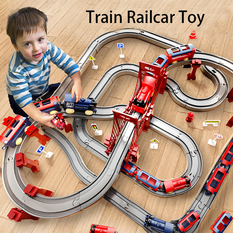 44Pcs/set Electric Train Track - Kids Education Things ulasan dan harga