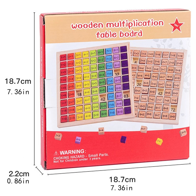 Montessori Educational Wooden  - Kids Education Table ulasan dan harga