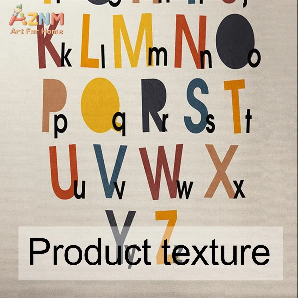 Rainbow Alphabet Poster Educat - Kids Education Yes ulasan dan harga