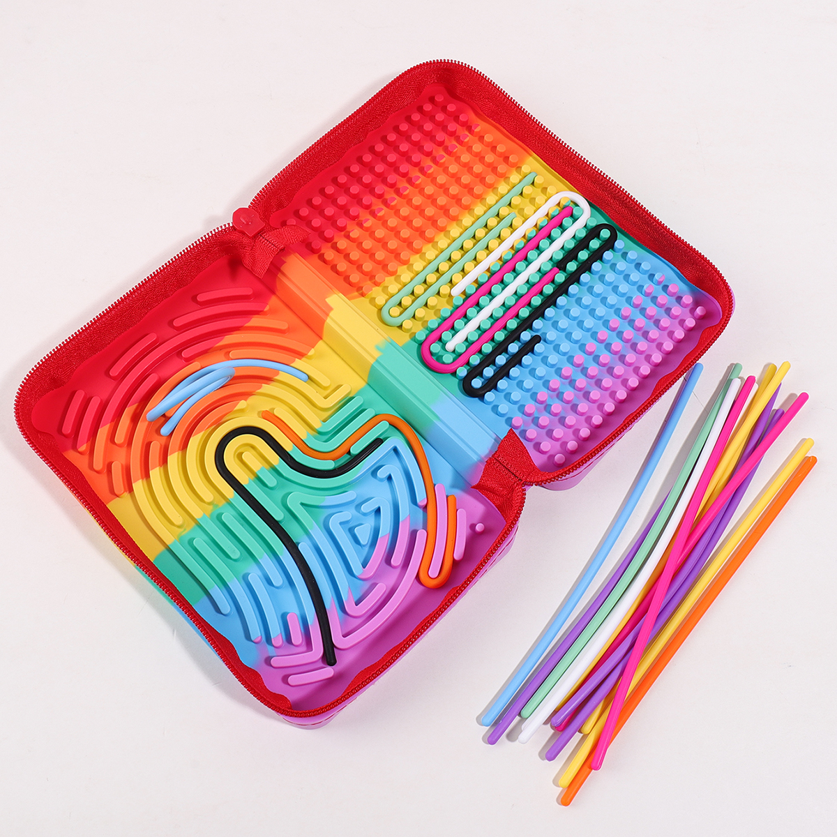 Silicone Rainbow Desk Statione - Kids Education Things ulasan dan harga