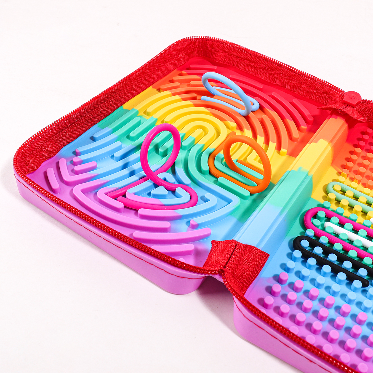 Silicone Rainbow Desk Statione - Kids Education Things ulasan dan harga