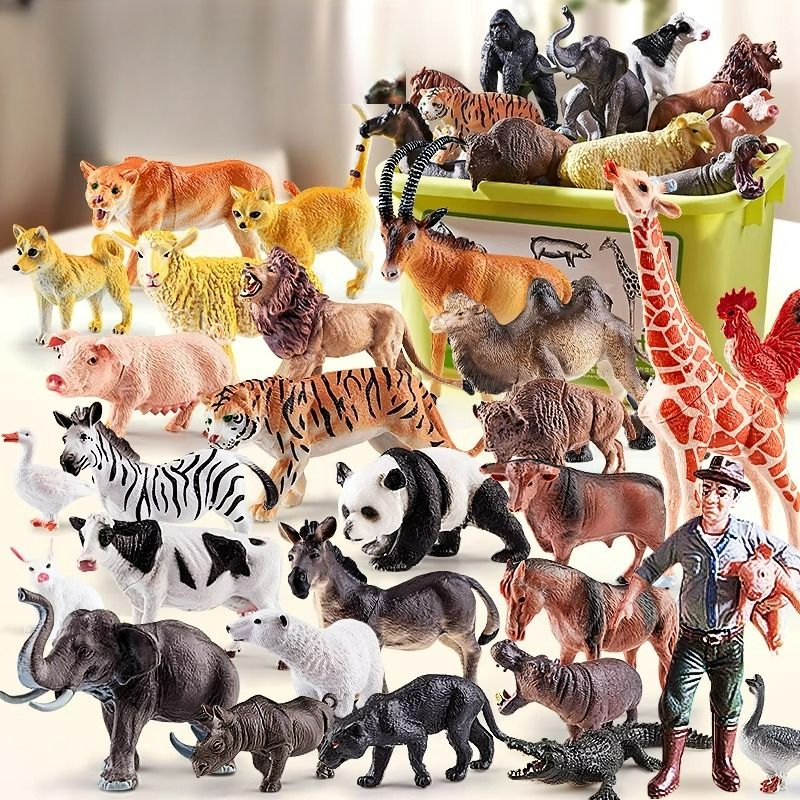 Montessori Toy Wild Farm Dinos - Kids Education Yes ulasan dan harga