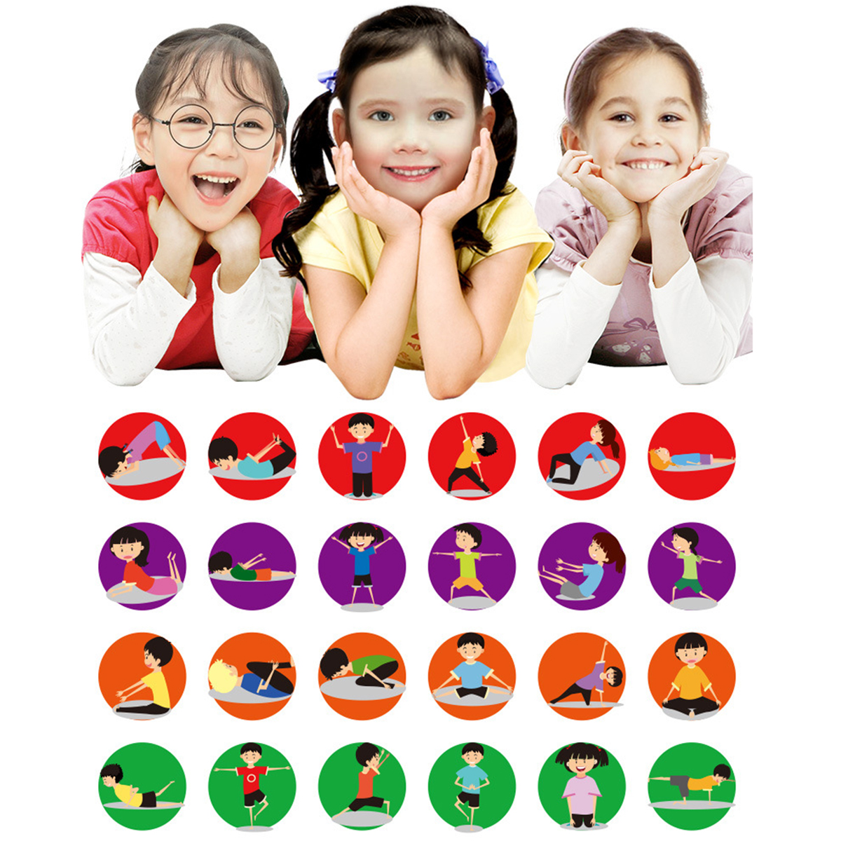 Yoga Dice Toy Fun Exercise Dic - Kids Yoga Education ulasan dan harga
