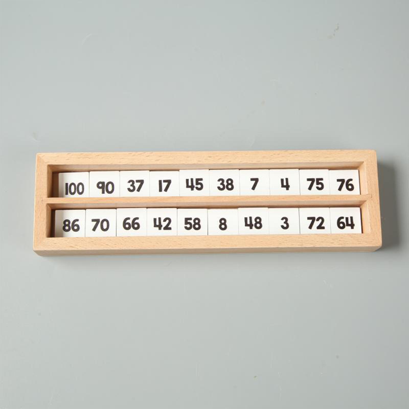Wooden 1-100 Number Board Deve - Kids Education Table ulasan dan harga