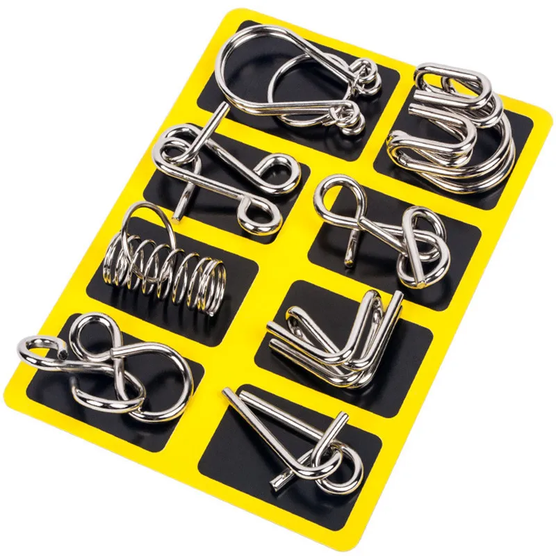 8PCS/Set Metal Montessori Wire - Kids Education Kit ulasan dan harga