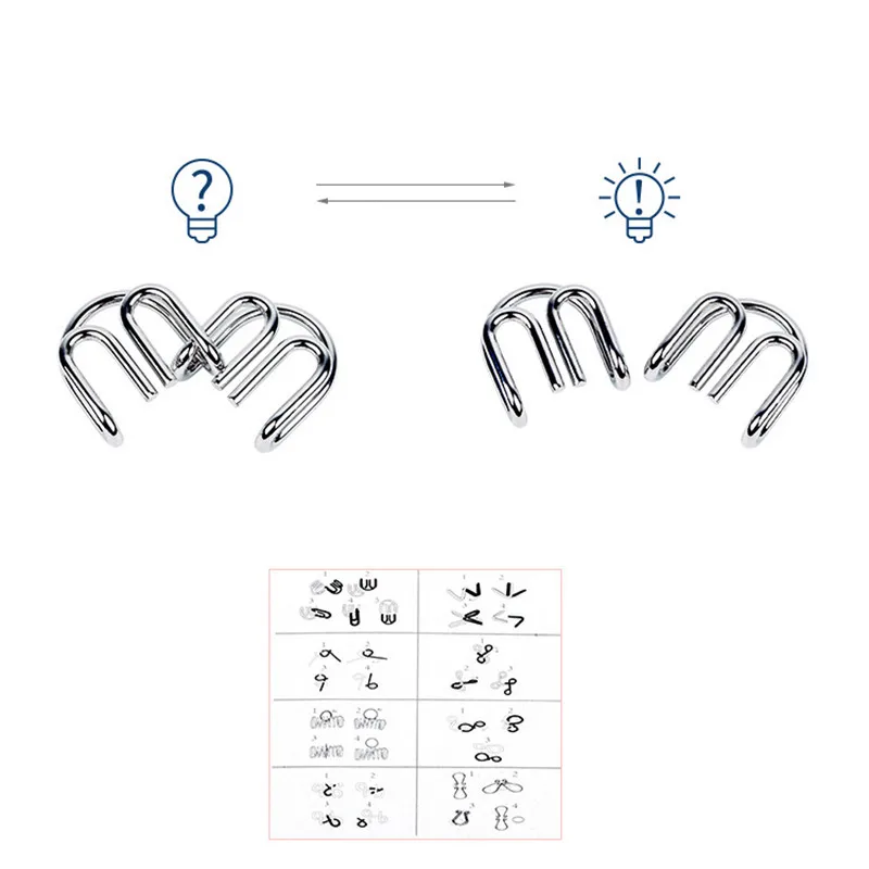 8PCS/Set Metal Montessori Wire - Kids Education Kit ulasan dan harga