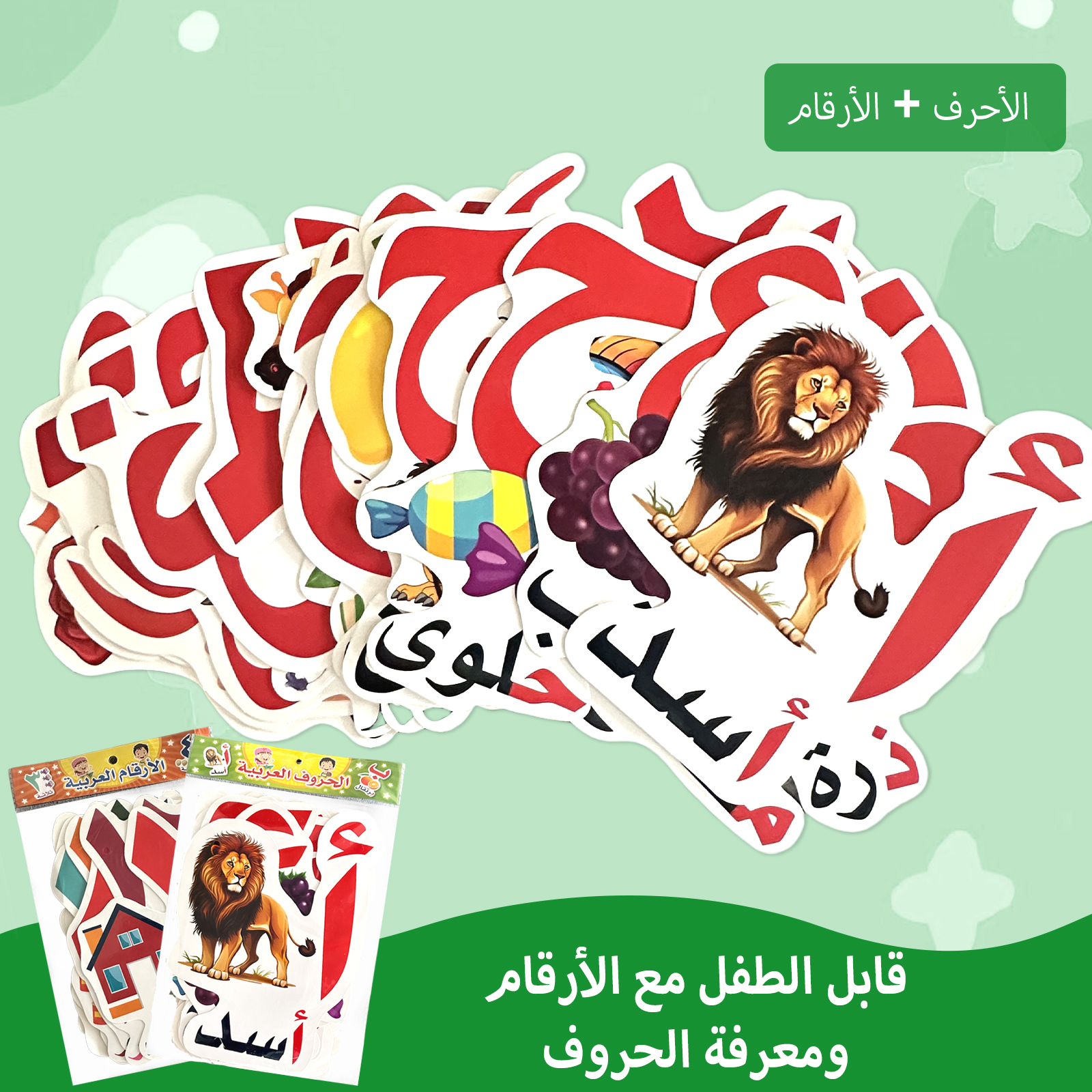 Arabic Alphabet And Number Fla - Kids Education Learning ulasan dan harga