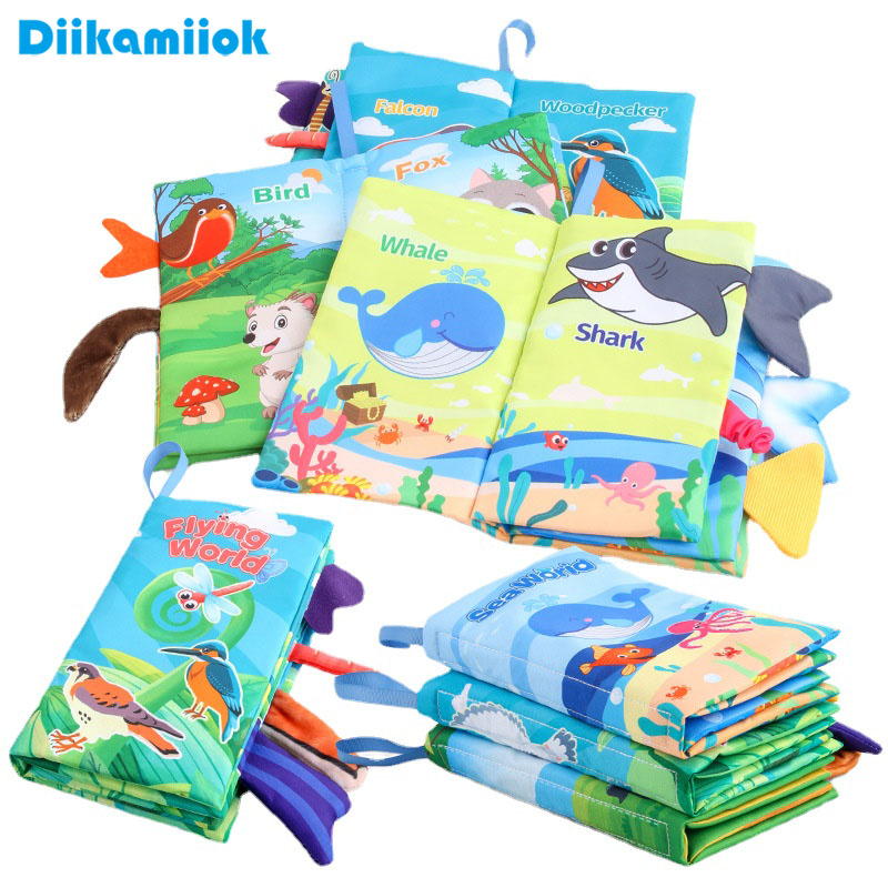 New Baby Cloth Books Visual an - Kids Education Books ulasan dan harga
