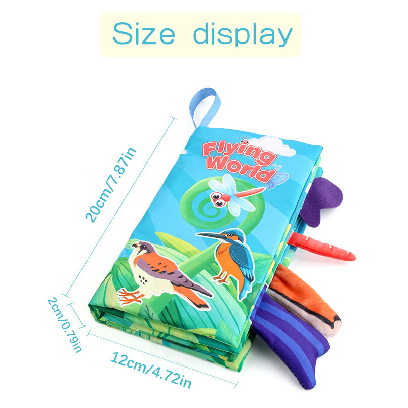 New Baby Cloth Books Visual an - Kids Education Books ulasan dan harga