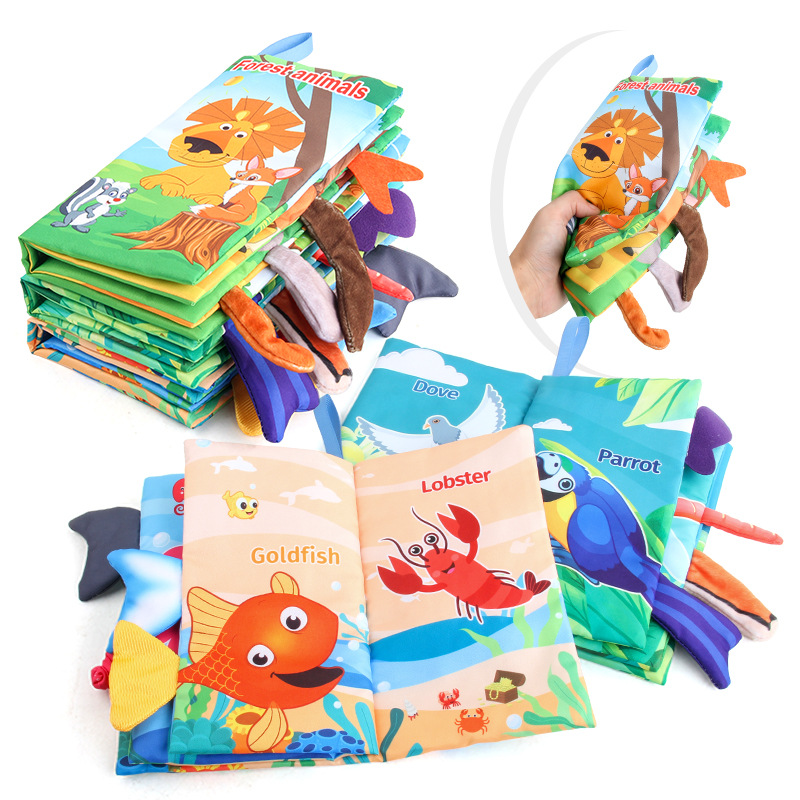 New Baby Cloth Books Visual an - Kids Education Books ulasan dan harga