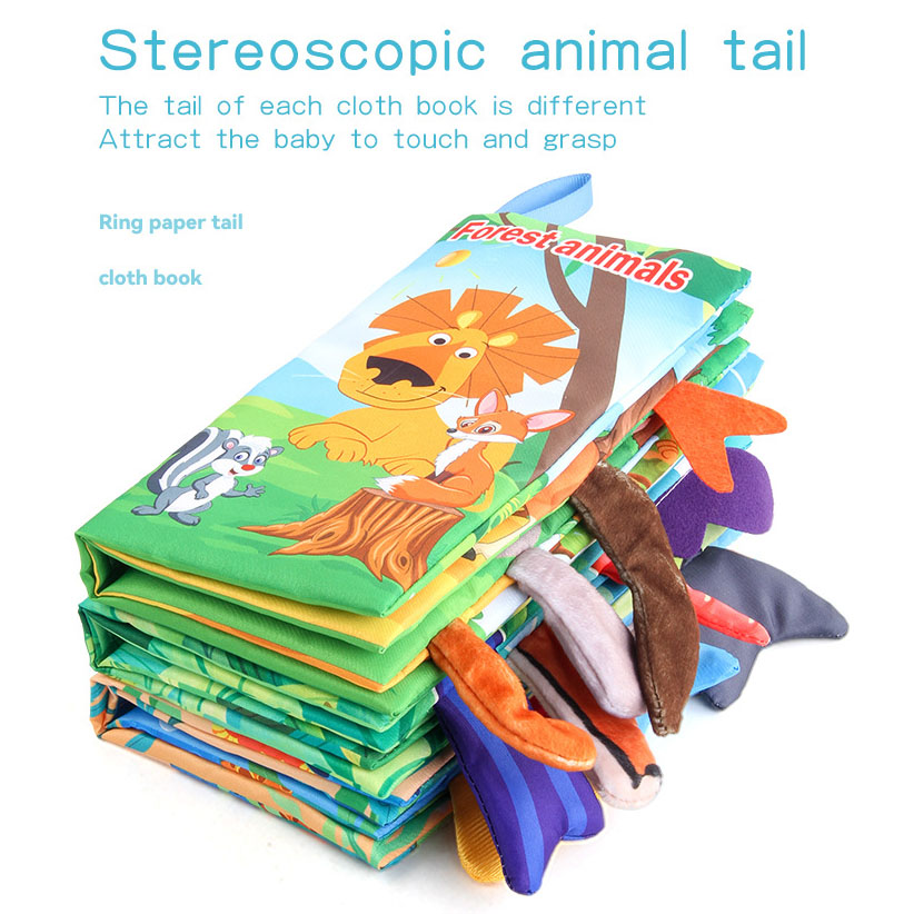 New Baby Cloth Books Visual an - Kids Education Books ulasan dan harga