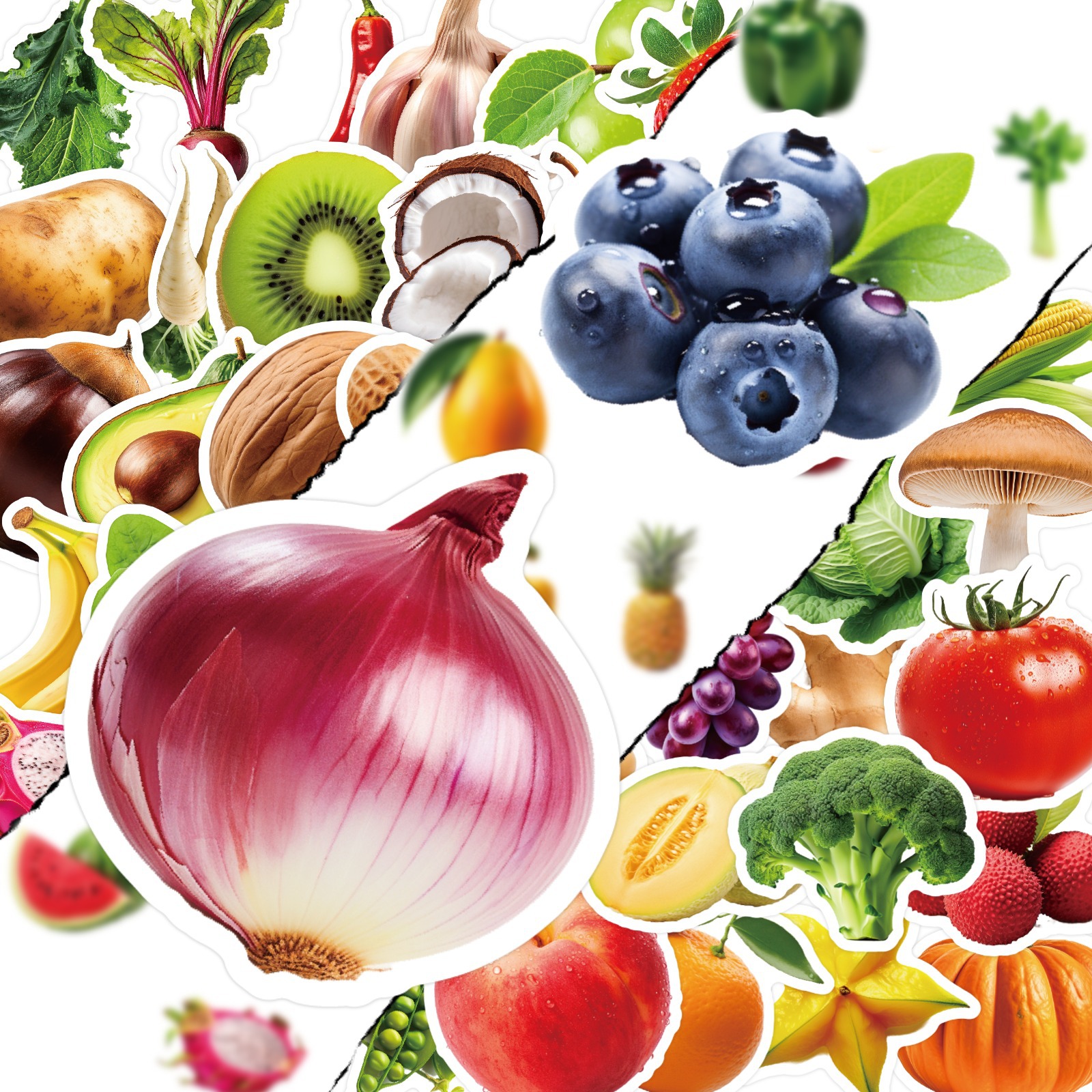 50Pcs Realistic Fruit Vegetabl - Kids Education Laptop ulasan dan harga