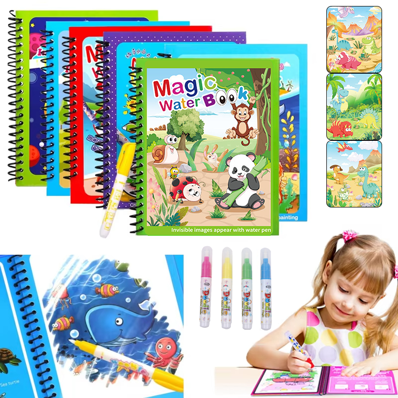 1PC Children's Watercolor Pain - Kids Education Laptop ulasan dan harga