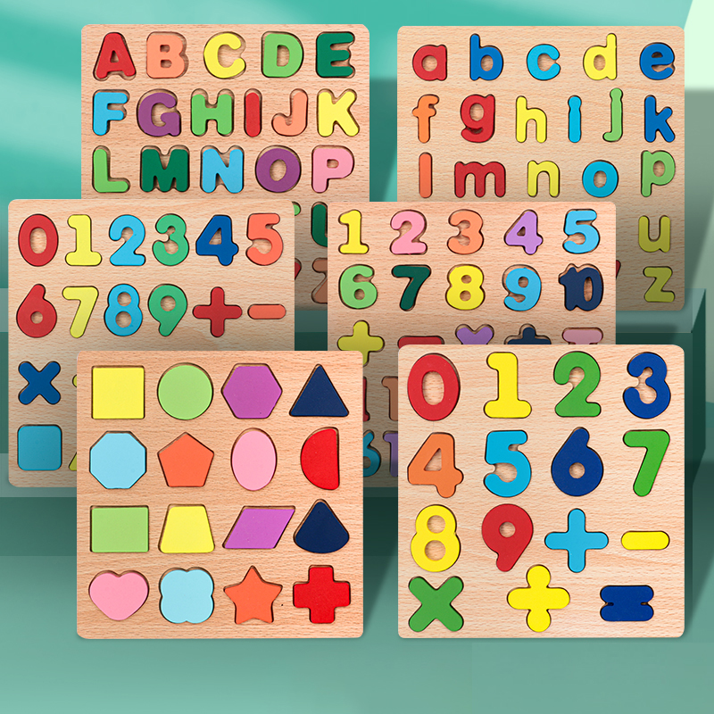 1PCS Wooden Children's Number  - Kids Educational - Alphabet Numbers & More ulasan dan harga