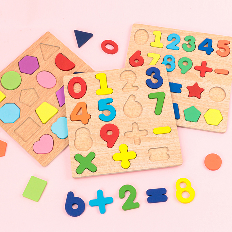 1PCS Wooden Children's Number  - Kids Educational - Alphabet Numbers & More ulasan dan harga